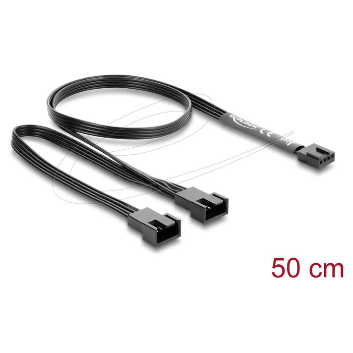 DeLOCK 84543 Cable de alimentación interno 1 x 4 pin PWM a 2 x 4 pin PWM, Negro DeLOCK 84543 Cable de alimentación interno 1 x 4 pin PWM a 2 x 4 pin PWM, Negro