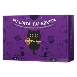 Asmodee Maldita Palabrita CGMMD01ES Juego de Mesa para Adivinar la Palabra con el Número Exacto de Pistas