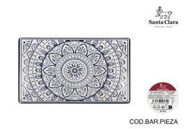 Santa Clara Fuente Rectangular Altea Elite Brillo 25x15cm
