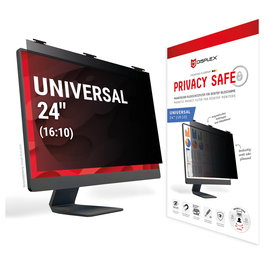 Displex 02087 Filtro de Privacidad Magnético para Monitor 24" 16:10, Antirreflectante y Anti-Luz Azul, Negro