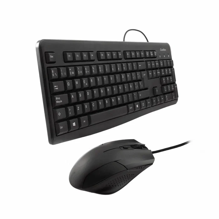 Coolbox Combo Teclado y Ratón USB Negro COO-KTR-01U Coolbox Combo Teclado y Ratón USB Negro COO-KTR-01U