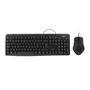 Coolbox Combo Teclado y Ratón USB Negro COO-KTR-01U