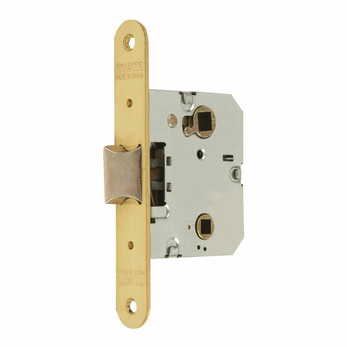 MCM Picaporte de embutir 1419-2-50 para paso o condena, latón MCM Picaporte de embutir 1419-2-50 para paso o condena, latón