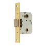 MCM Picaporte de Embutir en Madera 1419-2-50 para Cerraduras de Paso o Condena, Entrada 50mm, Medida Ejes 47mm, Latón