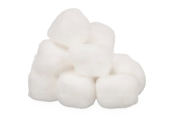 Berilo Bolsa Bola Algodon 50 Pcs 50Gr Blanco 20x3x28 cm (Set de 36)