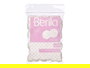 Berilo Bolsa Bola Algodon 50 Pcs 50Gr Blanco 20x3x28 cm (Set de 36)