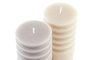 DKD Home Decor Vela de Cera de Parafina 6x6x19 cm, Surtido de 2 Colores