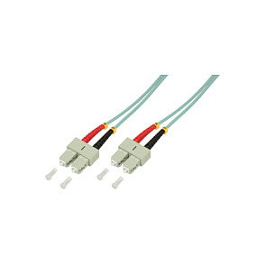 Logon Professional Cable de Fibra Óptica Duplex Multimodo OM3 SC/SC 3m Turquesa Logon Professional Cable de Fibra Óptica Duplex Multimodo OM3 SC/SC 3m Turquesa