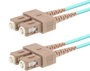 Logon Professional Cable de Fibra Óptica Duplex Multimodo OM3 SC/SC 3m Turquesa