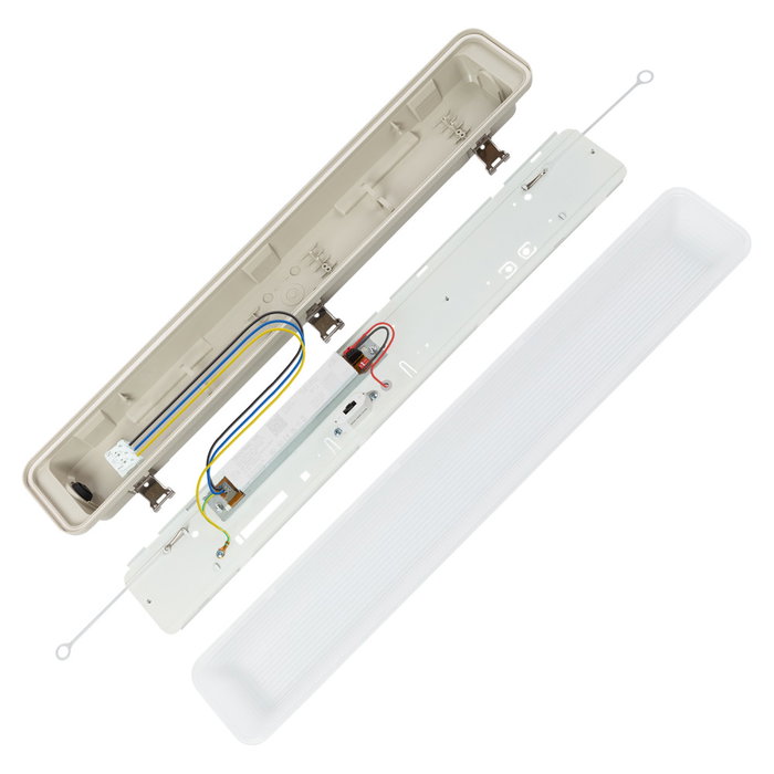 Equipo Estanco LED Enlazable 20 W CCT 3000-6500ºK IP65