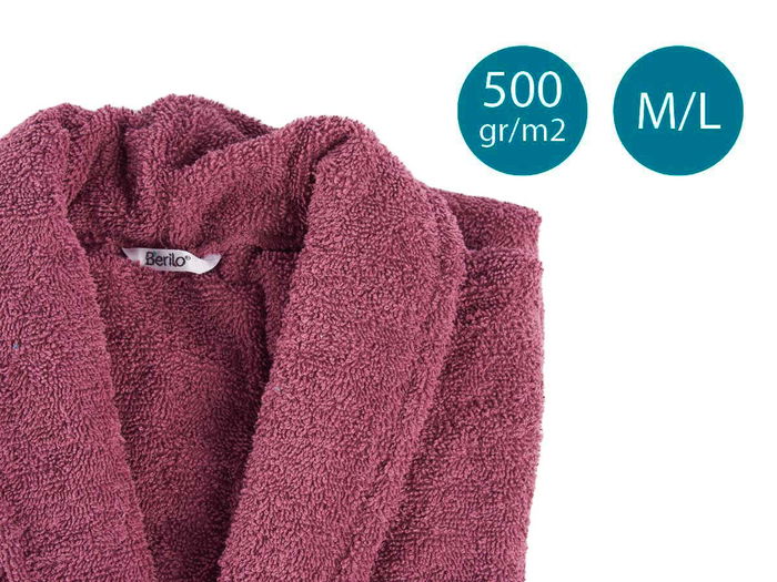 Berilo Albornoz Rojo 500Gr Talla M L 110x152 cm Algodón (Set de 6)