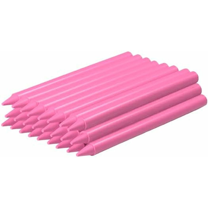 Jovi Ceras Plásticas Plasticolor Unicolor Rosa - 25 Unidades