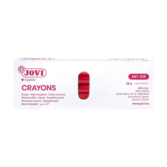 Jovi Ceras Plásticas Plasticolor Unicolor Rosa - 25 Unidades