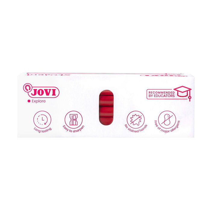 Jovi Ceras Plásticas Plasticolor Unicolor Rosa - 25 Unidades