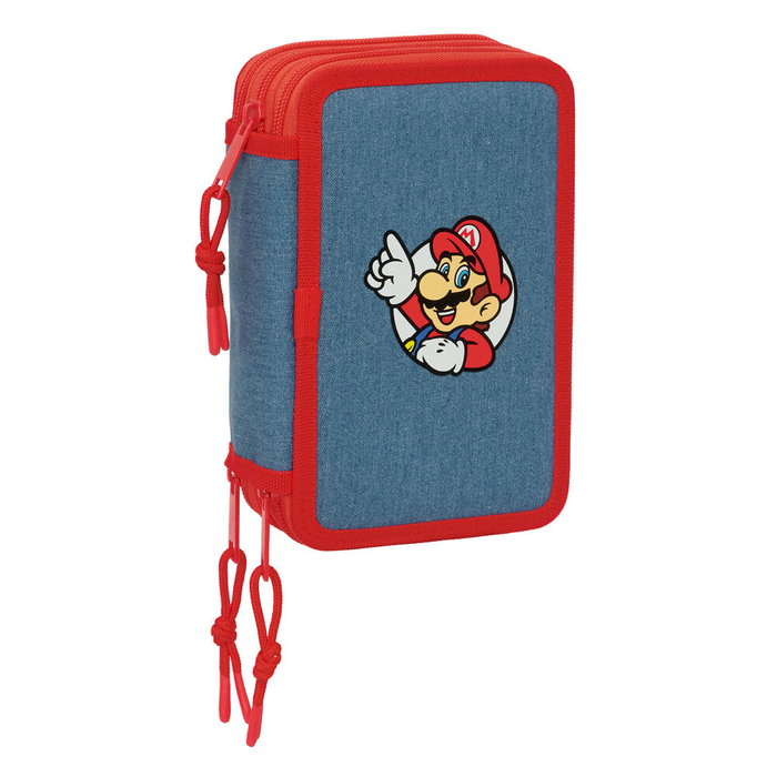 Safta Plumier Super Mario Triple Cremallera 37 Piezas Safta Plumier Super Mario Triple Cremallera 37 Piezas