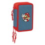 Safta Plumier Super Mario Triple Cremallera 37 Piezas