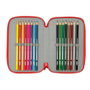 Safta Plumier Super Mario Triple Cremallera 37 Piezas