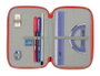 Safta Plumier Triple Estuche Escolar con 37 Piezas, Capacidad 12.5 x 19.5 x 5.5 cm, Para Material de Oficina y Papelería