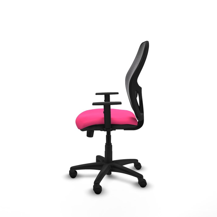 PIQUERAS Y CRESPO Silla de oficina Alocén Rosa y Negro con mecanismo Sincro PIQUERAS Y CRESPO Silla de oficina Alocén Rosa y Negro con mecanismo Sincro