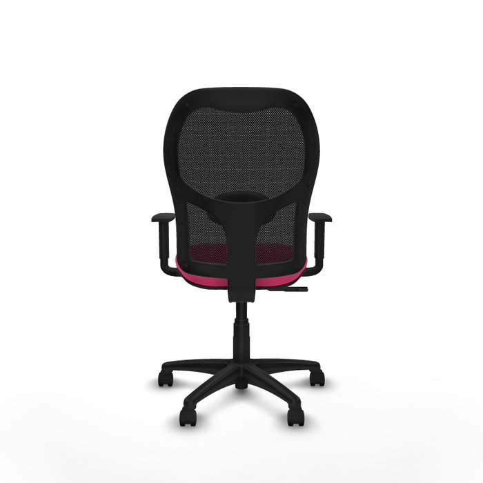 PIQUERAS Y CRESPO Silla de oficina Alocén Rosa y Negro con mecanismo Sincro PIQUERAS Y CRESPO Silla de oficina Alocén Rosa y Negro con mecanismo Sincro