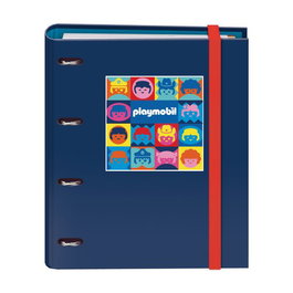 Carpebloc Dohe Playmobil A4 Polyfoam 4 Anillas Mixtas 35 Mm Con Recambio 100Hj. 90Gr. Cuadric.5X5 Azul