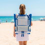 AKTIVE Silla de playa plegable 48x58x76cm