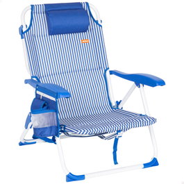AKTIVE Silla de playa plegable 48x58x76cm