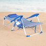 AKTIVE Silla de playa plegable 48x58x76cm
