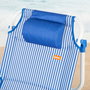 AKTIVE Silla de playa plegable 48x58x76cm