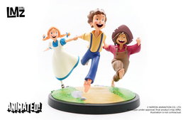 Las Aventuras de Tom Sawyer Estatua Animated! Tom, Huck & Becky 23 cm