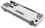 Redragon K607 APS PRO Teclado Gamer Inalámbrico de Perfil Bajo RGB White-Grey