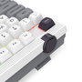 Redragon K607 APS PRO Teclado Gamer Inalámbrico de Perfil Bajo RGB White-Grey