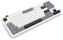 Redragon K607 APS PRO Teclado Gamer Inalámbrico de Perfil Bajo RGB White-Grey