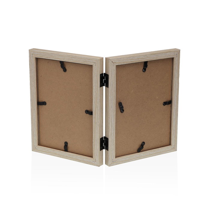 Versa Portafotos Doble Konda 13 x 18 cm | Alto 20.8 cm, Ancho 2 cm, Largo 15.8 cm (6 Unidades)