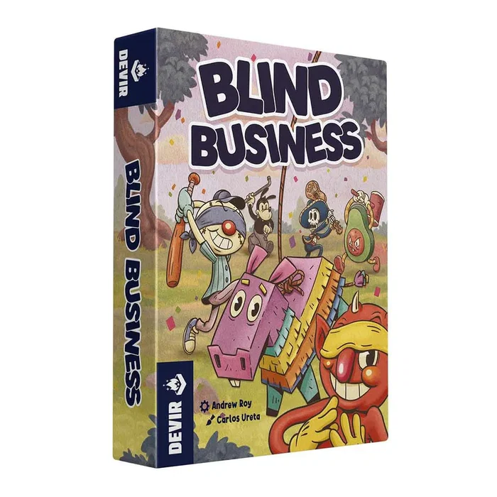 Devir Blind Business - Juego de Cartas de Deducción, Edad 10+, 2-5 Jugadores, Partida 30 Min, 105 Cartas