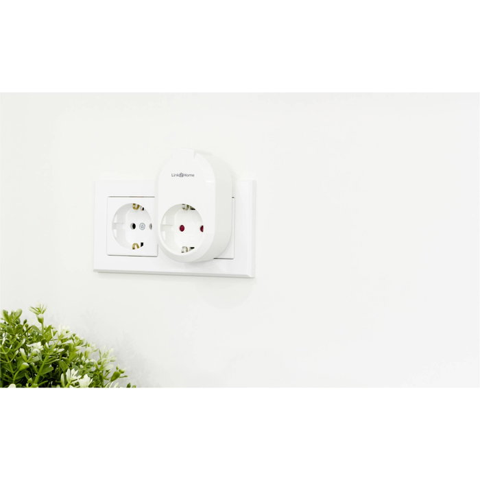 Rev Link2Home Socket & Timer Blanco