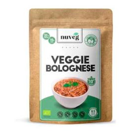 NUVEG Veggie Bolognese Eco Sg 70Gr - Carne Vegana Ecológica, Sin Gluten, Sin Soja, Rica en Proteínas