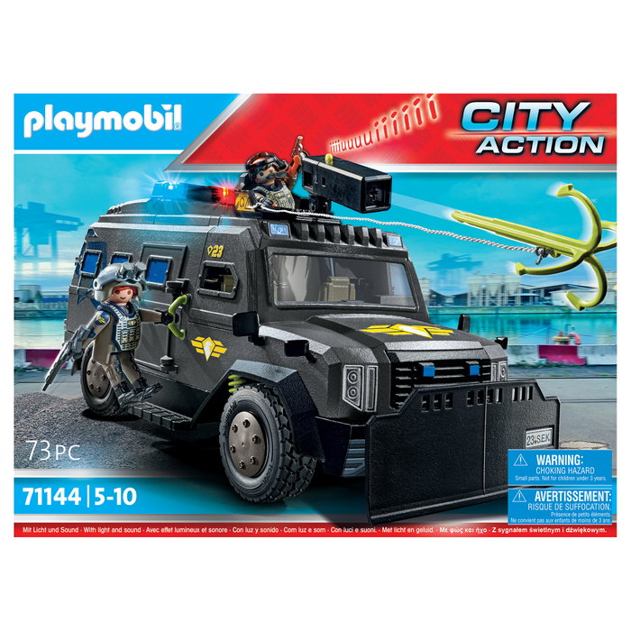 PLAYMOBIL 71144 Vehículo de Intervención de Fuerzas Especiales SEK PLAYMOBIL 71144 Vehículo de Intervención de Fuerzas Especiales SEK
