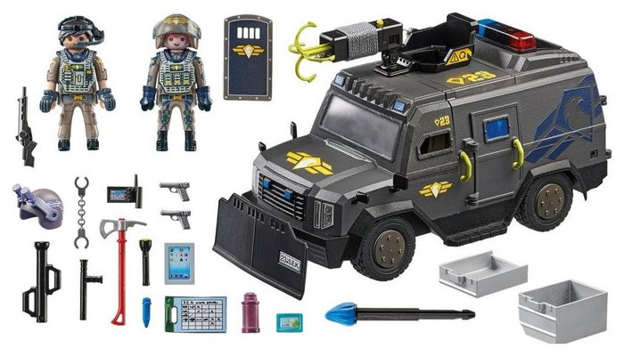 PLAYMOBIL 71144 Vehículo de Intervención de Fuerzas Especiales SEK PLAYMOBIL 71144 Vehículo de Intervención de Fuerzas Especiales SEK