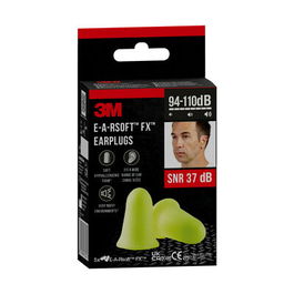 3M 7100334661 Tapones Oído Earsoft-FX SNR-37dB Pack 5 Pares Espuma Poliuretano Individuales
