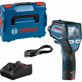 Bosch Professional GIS 1000 C Detector de calor con batería de 12 V 2,0 Ah y L-Boxx