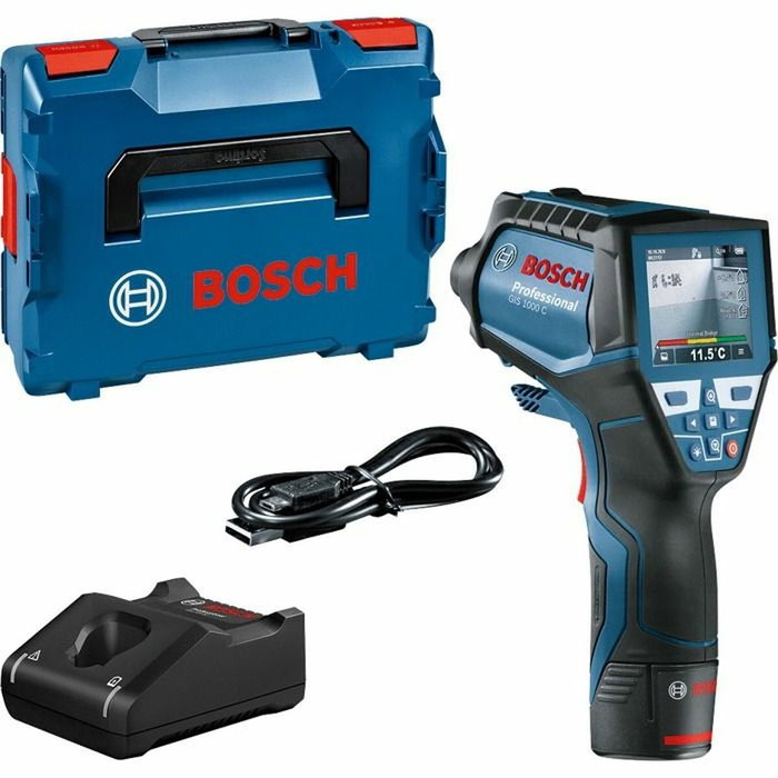 Bosch Professional GIS 1000 C Detector de calor con batería de 12 V 2,0 Ah y L-Boxx Bosch Professional GIS 1000 C Detector de calor con batería de 12 V 2,0 Ah y L-Boxx