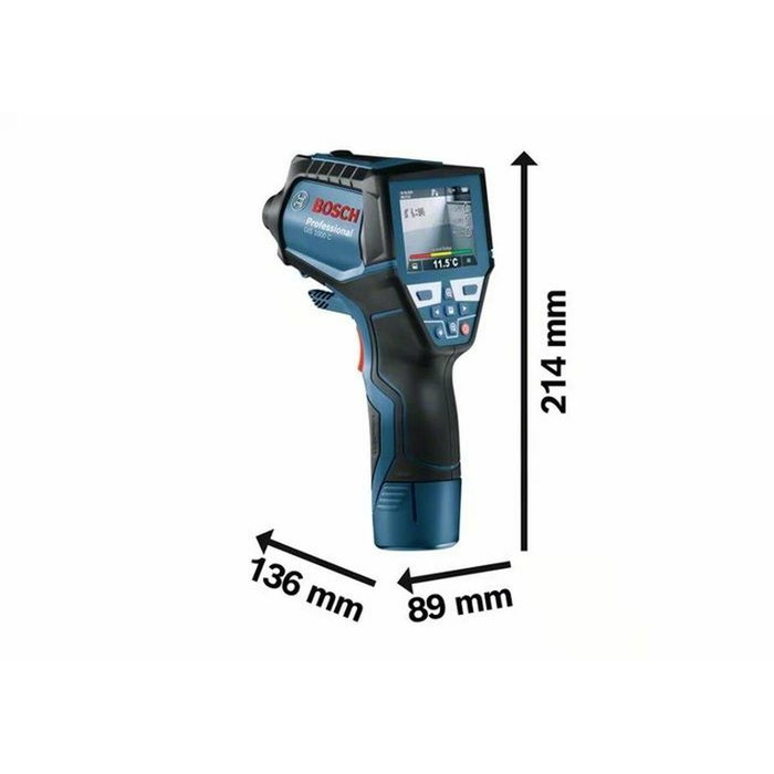 Bosch Professional GIS 1000 C Detector de calor con batería de 12 V 2,0 Ah y L-Boxx Bosch Professional GIS 1000 C Detector de calor con batería de 12 V 2,0 Ah y L-Boxx