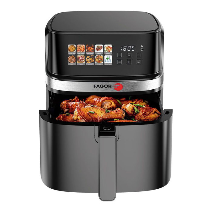 Fagor Freidora de Aire Naturfry Luxe 8L 2200W Panel Táctil 10 Funciones