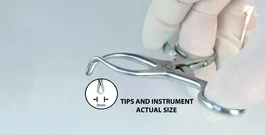 Vi Distractor de articulación XSMALL 100 mm con puntas de 3 mm