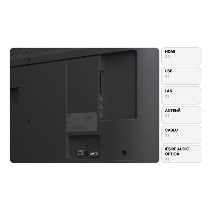 LG 43UA74003LB TV Smart 4K UHD AI 43 pulgadas LCD 60 Hz (109,2 cm)
