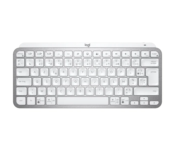 Logitech MX Keys Mini Gris Pálido AZERTY Bluetooth Logitech MX Keys Mini Gris Pálido AZERTY Bluetooth