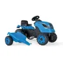 Smoby Tractor a pedales Farmer XL con remolque azul 142x44x54 cm