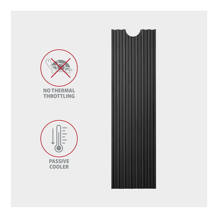 Axagon CLR-M2L3 Disipador de aluminio para M.2 SSD 2280 Axagon CLR-M2L3 Disipador de aluminio para M.2 SSD 2280