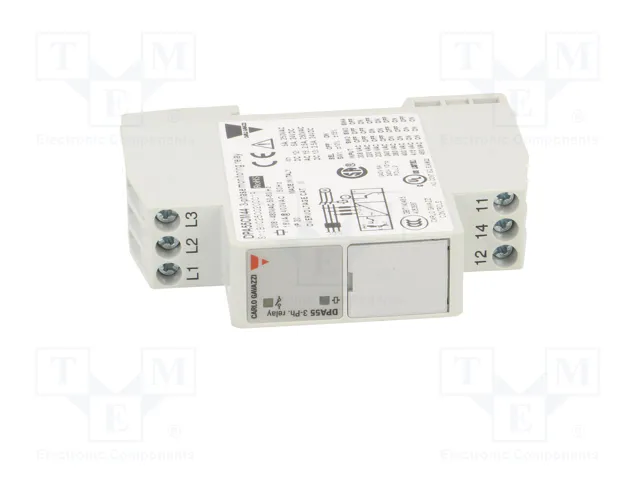 CARLO GAVAZZI DPA55CM44 Relé de monitorización de tensión trifásica 3 x 208...480V AC